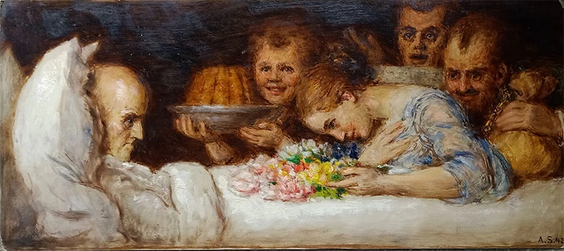Visitare gli ammalati, 1942